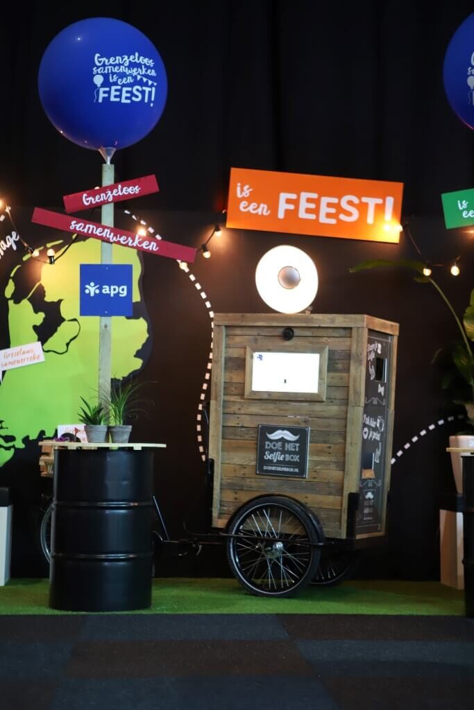 cargo bike fotobooth on convention Maastricht