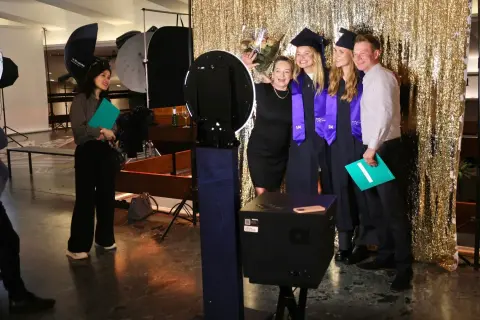Erasmus universiteit fotozuil diplomering (2)