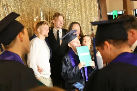 Erasmus universiteit fotozuil diplomering (8)