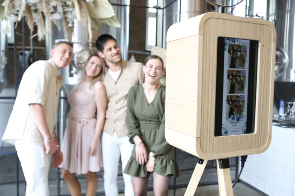 liefdesfeest met photobooth