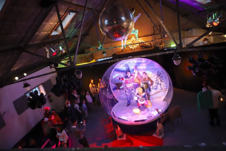 Disney inflatable snowglobe