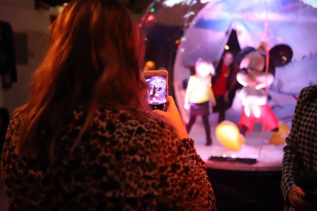 snowglobe for Disney in Amsterdam