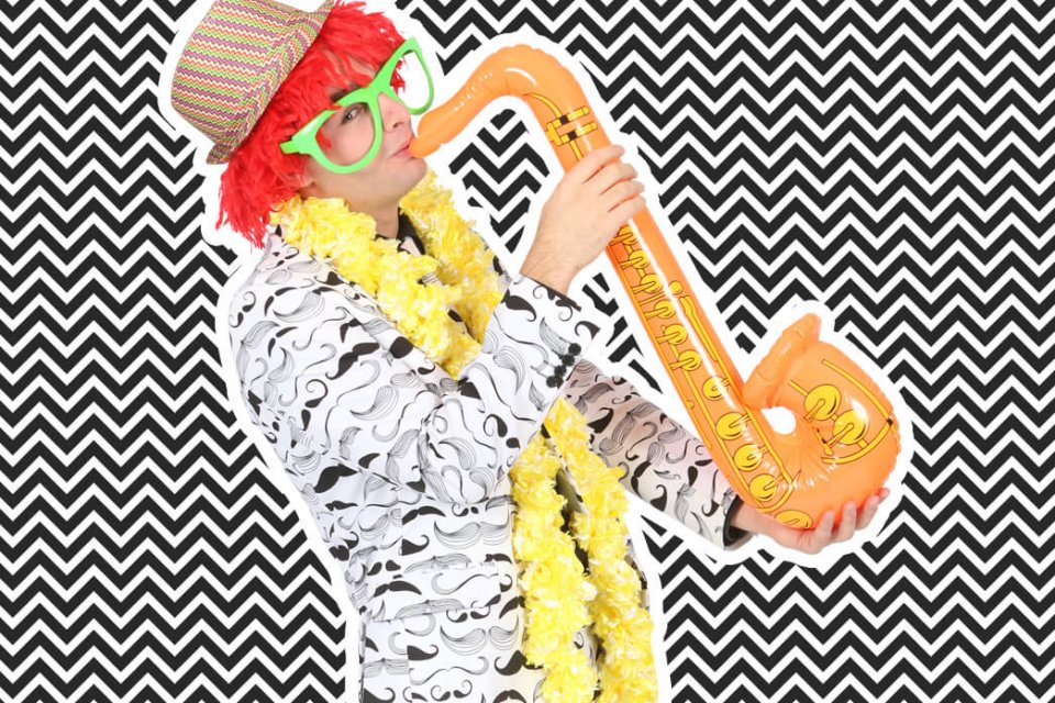 groovy props for selfie booth