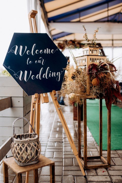 welcome to our wedding