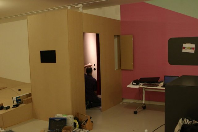 building achterwerk in de kast