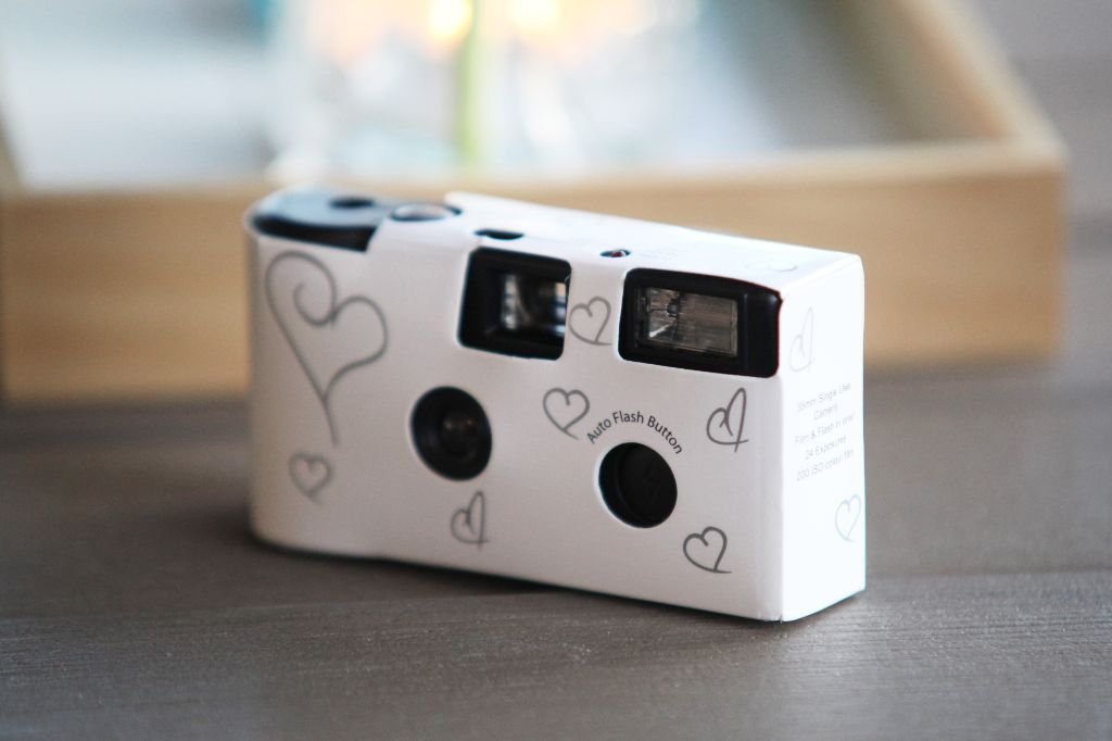 throw-away camera wedding